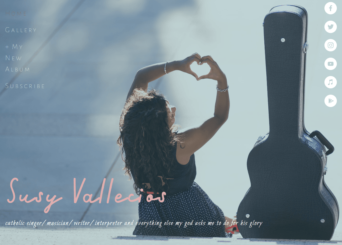 Sucy Vallecios Website
